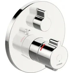 Hansa Fertigmontageset HANSACLINICA UP-Thermostat, Rosette rund, chrom