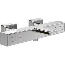 V&B V&B Wannen-Thermostat Universal Taps& Fittings eck., verstellb. Regler, Wandmont., chr