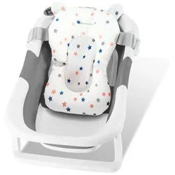 Clanmacy Babybadewanne Babybadewanne 3 in 1 Faltbare Badewanne, Wanne mit Badewannensitz grau