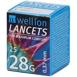 Wellion® Lanzetten 28 g 0,37 mm 25 St Unisex 25 St Lanzetten