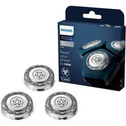 Philips Ersatzscherköpfe SH71/50, 3 St., kompatibel mit Series 7000 und abgewinkelten Modellen der Series 5000 silberfarben