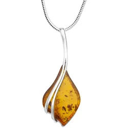 OSTSEE-SCHMUCK Kette mit Anhänger Ostsee-Schmuck Kette mit Anhänger Ramona (2-tlg) silberfarben 45 cm