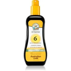 Australian Gold Spray Oil Sunscreen Bodyöl im Spray gegen Sonnenschein SPF 6 237 ml