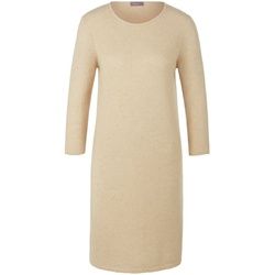 La robe en maille include beige