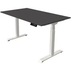Kerkmann Schreibtisch höhenverstellbar (elektrisch) »Oxford« 140 cm Gestell weiß grau, 140x127x80 cm
