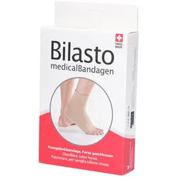 Bilasto Fussgelenkbandage M Ferse geschloss beige