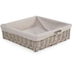 Flechtkorb WEHRSDORFER (BHT 48x13x48 cm) - BHT 48x13x48 cm