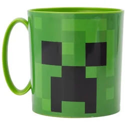 Minecraft Tasse Mikrowellengeeigneter Becher 390 ml – für Kinder, 1-tlg., perfekt für den täglichen Gebrauch grün