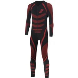 Bogotto Cool+ Unteranzug 1-Teiler Funktionskombi, schwarz-rot, Größe 3XL 4XL für Männer