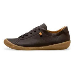 El Naturalista Unisex. 257701101005_001 Pawikan Leder Turnschuhe Schwarz (42), Wohnung, Schnürsenkel, Lässig