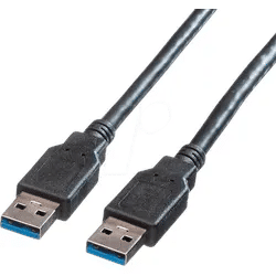 ROLINE 11028970 - USB 5 Gb/s Kabel, A Stecker auf A Stecker, 1,8 m