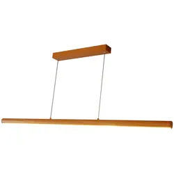 Novel Led-Hängeleuchte , Naturfarben , Metall, Kunststoff , länglich , F , 6x120x120 cm , RoHS, Bsci, Ce , höhenverstellbar , Lampen & Leuchten, Innenbeleuchtung, Hängeleuchten, Pendelleuchten