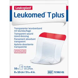 Leukomed Transp.plus Sterile Pflaster 8x10 cm 50 ST