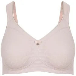 Bügelloser BH SUSA "BH ohne Bügel Capri", Damen, Gr. 80, Cup G, beige (sand), Stoff, Obermaterial: 75% Polyamid PA. 19% Elasthan EL. 6% Baumwolle CO., BHs