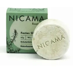 Nicama Festes Shampoo Rosmarin 60g Seife 60 g Unisex