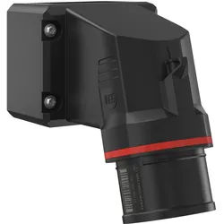 Walther Electric FW714503PH CEE NEO Wandgerätestecker schräg, 16A, 5P, 3h, IP54 als Phasenwender mit drehbarem Boden