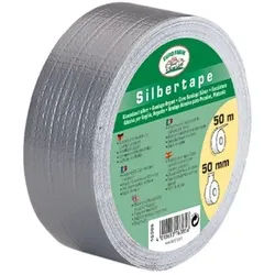 Kerbl Silbertape Huf- und Klauenbandage, 50 m x 50 mm, silber