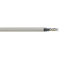 TTL 1822-100R-UF - Patchkabel Meterware Cat.6a S/FTP 4x2x26 LSOH UltraFlex grau 100