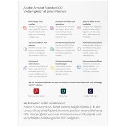 Adobe Acrobat Standard DC | 1 Jahr | Win/Mac | inkl. F-Secure Total [1 Device - 12+3 Monate]