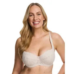 Susa Dirndl-BH Dirndl-BH wattiert herausnehmbare Kissen Wiesn-Zau (Stück, 1-tlg) Push up Effekt beige 100