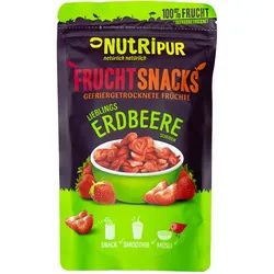 NutriPur gefriergetrocknete Früchte, Erdbeeren Früchte 70 g
