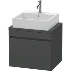 Duravit DuraStyle Konsolenwaschtischunterbau wandhängend Graphit Matt 600x478x512 mm - DS530004949 DS530004949
