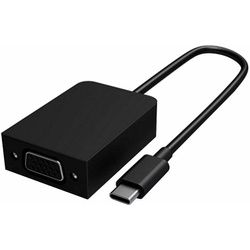 Microsoft USB-C-zu-VGA-Adapter USB-Adapter D-SUB DE-15 zu USB Typ C schwarz