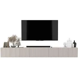 TV-LOWBOARD 2-er Set Elpis Kaschmir Matt Glamour 150 cm