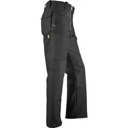 JOB Arbeitshose Zunfthose Schwarz – Teflon® Hose mit Cordura® Taschen schwarz 24