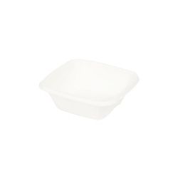 Greenbox Portionsbecher, quadratisch, 70 ml, 80 x 80 x 27 mm, Stapelbarer Einwegbecher für Dips und Dressings, 1 Karton = 24 Packungen à 50 Stück