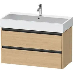 Duravit Ketho.2 Waschtischunterbau wandhängend Natur Eiche Matt 984x460x549 mm - K25278030300000 K25278030300000