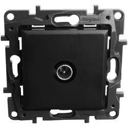 Endsteckdose TV männlich schwarz 10 dB Niloe Step 863573
