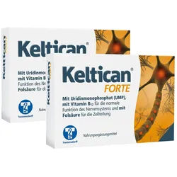 Keltican® forte Kapseln mit Uridinmonophosphat (Ump), Vitamin B12 und Folsäure zur Unterstützung der Nervenregeneration