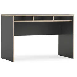 Vicco Schreibtisch Tetrix Anthrazit 112 x 55 cm mit 3 Fächern , Holzwerkstoff , Rechteckig , 112x75x55 cm , Büromöbel, Schreibtische, Schreibtische