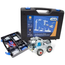 Eitech eitech Schulbaukasten 00167 für max. 4 Schüler Metallbaukasten, (MINT Lernspielzeug, 610 St., Baukasten für Kinder ab 8 Jahre), Made in Germany