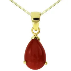 OSTSEE-SCHMUCK Kette mit Anhänger Ostsee-Schmuck Kette mit Anhänger Meret Kette mit Anhänger Meret (2-tlg) goldfarben 50 cm