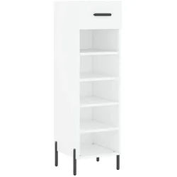 vidaXL Schuhschrank NA Schuhregal Schuhschrank Weiß 30x35x105 cm Spanplatte weiß