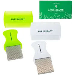 Silberkraft Läusekamm Set Kamm 1 St