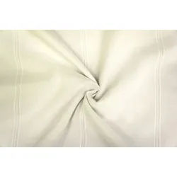 Stofferia Stoff Gardinenstoff Voile Halbtransparent Hamburg Ecru, Meterware beige