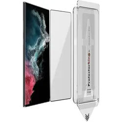 3x 9H Panzerglas für Samsung Galaxy S22 Ultra HD KLAR Montagehilfe Tempered Glass Schutzglas Displayschutz Schutzfolie Screen-Protector