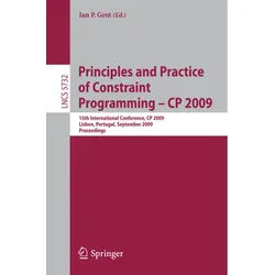 Principles And Practice Of Constraint Programming - Cp 2009, Kartoniert (TB)