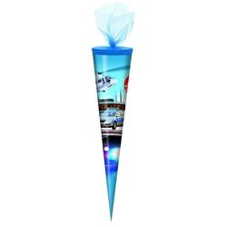 Verpackungsmittel GmbH Markneukirchen Schultüte Schultüte / Zuckertüte / 50cm / rund / "Polizei"