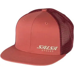 Salsa, Cap, Block Cap, Snapback, red clay/burgundy, one size, Rot, (One Size)
