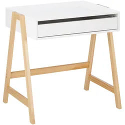 Kindertisch Pino Weiß Echtholz/MDF ca. 60x45 cm