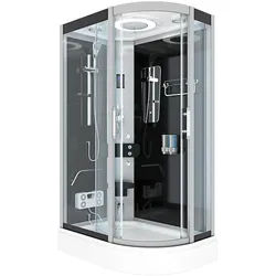 AcquaVapore Dampfdusche Sauna Dusche Duschkabine D60-73T2R 80x120 cm ohne 2K Scheiben Versiegelung