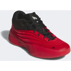 Basketballschuh ADIDAS PERFORMANCE "DAME X", Damen, Gr. 44,5, schwarz (pure ruby, core schwarz, zero metallic), Synthetik, Textil, Schuhe, Signature-Schuh von Damian Lillard