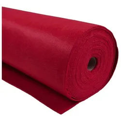 maDDma Stoff 1m waschbarer Bastelfilz Meterware Filz 90cm x 1,5mm, dunkelrot rot