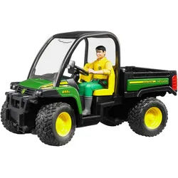 Bruder® Spielzeug-Auto John Deere Gator XUV 855D mit Fahrer (02490), Made in Europe grün|schwarz