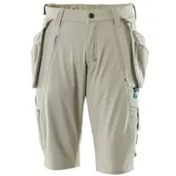 Mascot Shorts mit abnehmbaren Hängetaschen Handwerkershorts Größe C68, hellkhaki