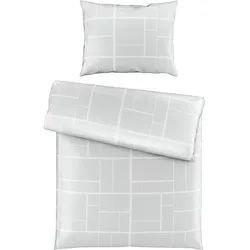 Dieter Knoll Bettwäsche , Hellgrau , Textil , 140x200 cm , pflegeleicht, hautfreundlich , Heimtextilien, Bettwäsche & Leintücher, Bettwäsche, Satin-Bettwäsche